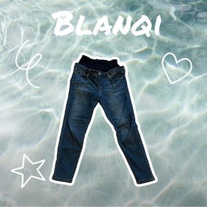 Postpartum Support Skinny Jeans in Smoke Wash